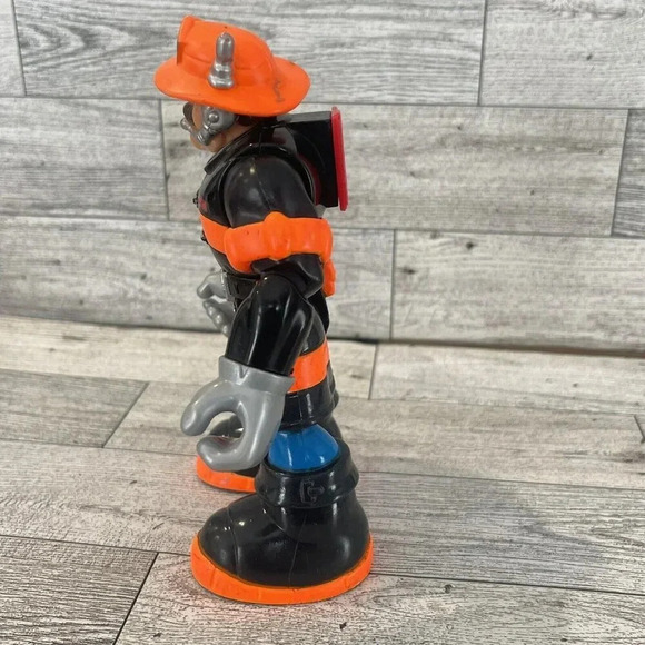 Fisher Price Matel 2002 Rescue Heroes Billy Blaze Fireman Fighter Action Figure - Picture 5 of 11